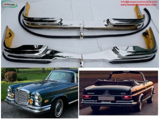 Mercedes W111 W112 lowgrille models 280SE 3,5L V8 Coupe/Convertible bumpers (1969-1971)