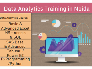 Data Analytics Course, 100% Job, Salary upto 3.8 LPA, SLA Analyst Training Certification, Noida, Gaur City,