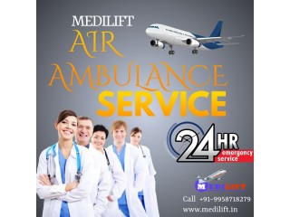 Choose Air Ambulance Service in Patna with the Matchless via Medilift at a Low Cost
