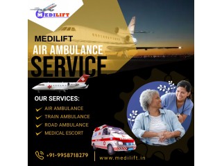 Ultimate Commercial Medilift Air Ambulance Services in Guwahati with Certified Medicinal Care