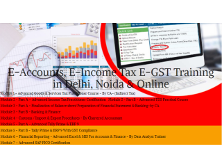 Online BAT & Accounting Certification Training, Delhi, SLA Learning, Tally Prime / ERP 9.6, GST, SAP FICO Institute, Free Payroll Classes,