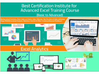 Job Oriented Excel Certification, Delhi, Noida, Ghaziabad, MIS Course, VBA Macros SQL, Free MNC Placement,