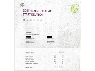 Buy Goethe- B2 Zertifikat C1 online in Germany, Buy Goethe A1 online in Albania