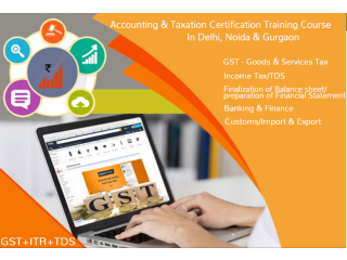 Tally Course in Delhi,  Best Accounting Institute, SAP FICO, GST Institute, 100% Job, 2023 Offer,