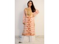 buy-hand-embroidered-lucknowi-chikan-peach-and-red-cotton-kurti-small-0