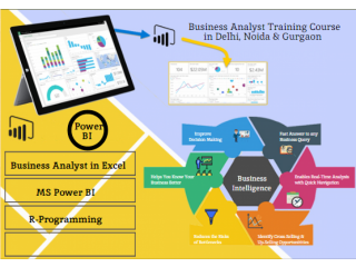Business Analytics Course in Delhi, SLA Data Analyst Learning, 100% Job, Free Python, Power BI, Tableau Training
