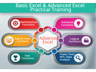 Best Excel Course in Noida, Sector 3, 10, 71, 65, SLA Institute, VBA, SQL Certification, 100% Job,
