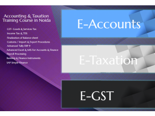 Accounting Certification in Mukherjee Nagar, Delhi, SLA Taxation Course, Tally, Banking, GST Training Course, Best Salary Offer