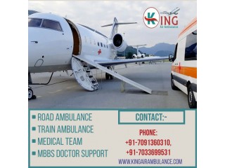 Utilize Advanced and Trusted Air Ambulance Service in Varanasi by King