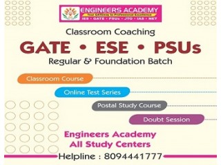 Best coaching for gate exam by engineers academy