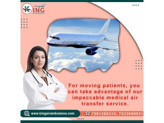 Get the Advanced Charter Air Ambulance Services in Siliguri with Top ICU Aids by King