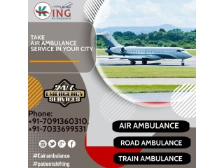 Take Low-Fare King Air Ambulance Services in Bangalore by King