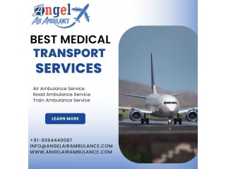 Air and Train Ambulance Service in Ranchi from Angel with Full ICU & CCU Support