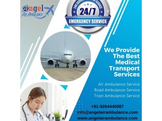 Air and Train Ambulance Service in Raipur from Angel at a Low Cost
