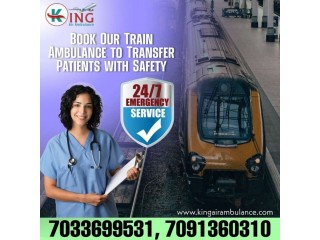 King Train Ambulance in Gorakhpur with Critical Care Medical Team