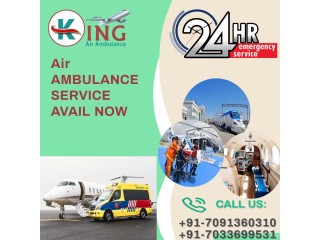 Utilize Air Ambulance Service in Silchar by King with Certified Paramedics