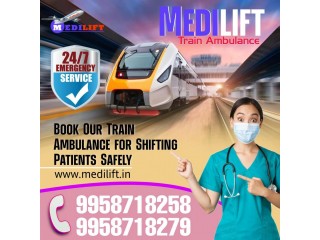 Medilift Train Ambulance Service in Guwahati with Highly Professional Medical Team