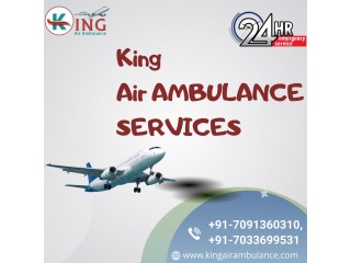 Avail Air Ambulance Service in Jabalpur by King with Skilled MD Doctors