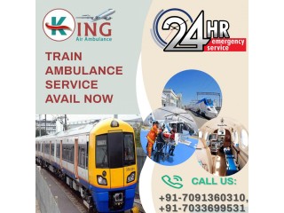 King Train Ambulance Service in Delhi with a Highly Dedicated Healthcare Crew