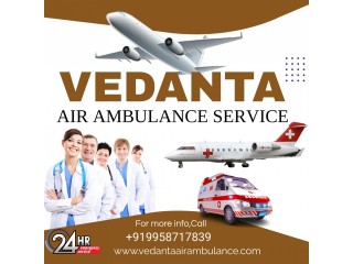 Hire Vedanta Air Ambulance Service in Allahabad for Multi Parameter Transport Monitor at Low Fee
