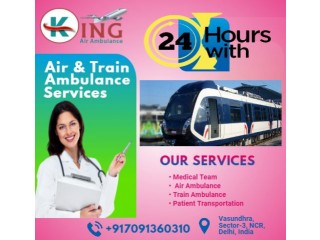 King Train Ambulance in Raipur with Advanced Medical Facilities
