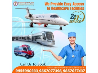 Non Complicated Emergency Transportation by Panchmukhi Air Ambulance Service in Siliguri
