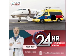 Pick Fastest Air Ambulance Services in Bhopal by King with Comfortable Transportation