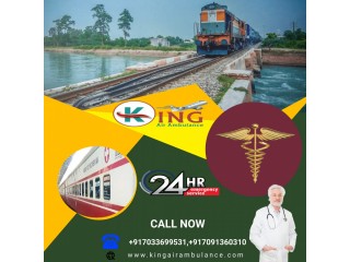 King Train Ambulance in Jamshedpur with Matchless Patient Transfer Facilities