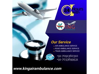 Use Advanced Medical Support Air Ambulance Services in Jabalpur by King with World Class Equipment