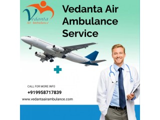 Avail of Vedanta Air Ambulance Services in Indore with Infusion Pumps at Low Cost