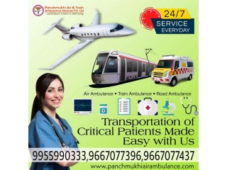 Get ICU or CCU Facility by Panchmukhi Air Ambulance Services in Gorakhpur