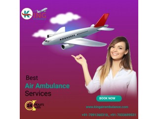 Take Top Air Ambulance Services in Gorakhpur by King with Advanced Medical Care