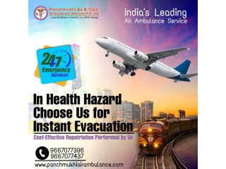 Use Panchmukhi Air Ambulance Services in Delhi with Experienced Medical Crew