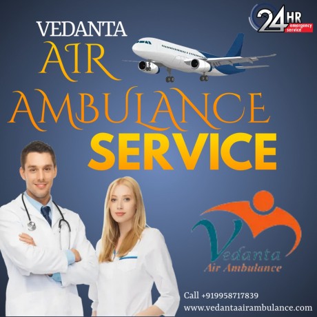 hire-vedanta-air-ambulance-services-in-allahabad-with-defibrillator-setup-at-low-fee-big-0