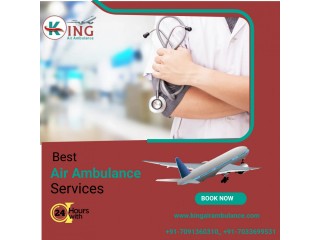 Take Air Ambulance Services in Indore by King with Superior Medical Care