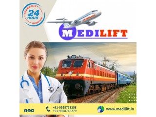 Medilift Train Ambulance Service in Patna is Equipped with All Necessary Medical Equipment