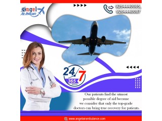 Take Air Ambulance Service in Guwahati by Angel with Therapeutic Support