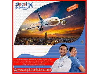 Book Air Ambulance Service in Silchar by Angel with Supportive ICU Expert