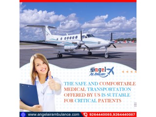 Get Air Ambulance Service in Srinagar by Angel with Extra-Advanced Medical