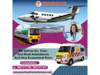 Hire Low-Cost Air Ambulance Service in Gwalior with Ventilator Setup by Panchmukhi
