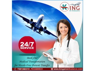 Utilize Hassle-Free Medical Support Air Ambulance in Siliguri by King