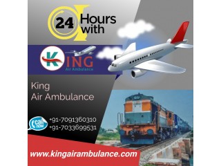 Choose Hi Tech Medical Support Air Ambulance in Silchar by King with