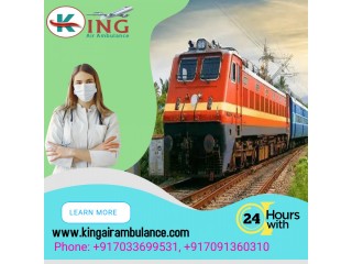 King Train Ambulance Service in Dibrugarh with High Technique and Modern Appearances