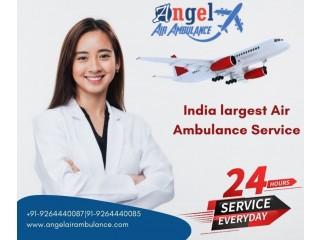 Instant Take the Excellent Medical ICU Air Ambulance Service In Delhi by Angel at Low Cost