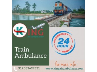 King Train Ambulance Service in Guwahati with an Expert and Highly Experienced Medical Team