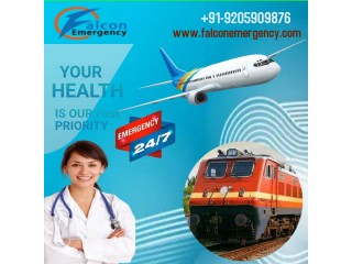 Falcon Train Ambulance in Delhi Guarantees Medical Transportation to Get Performed with Safety