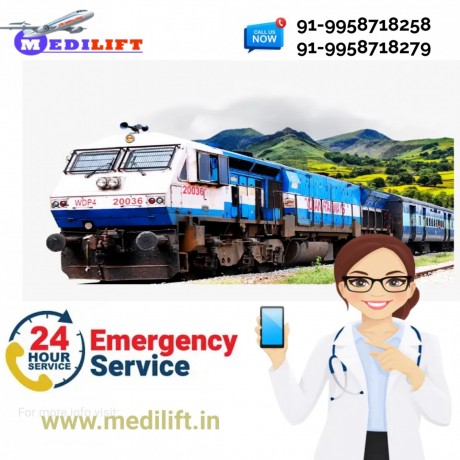 hire-medilift-train-ambulance-service-in-delhi-with-an-affordable-medical-facility-big-0