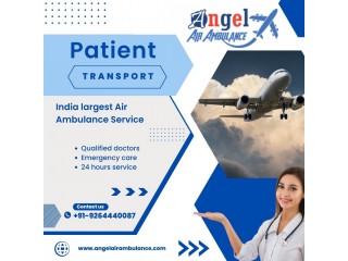 Take the Best Medical Air Ambulance Services in Ranchi with All Medical Care via Angel