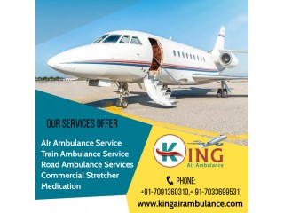 Utilize Unrepeatable Air Ambulance Services in Varanasi by King