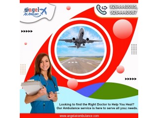 Just Pick Angel Air Ambulance Service in Dibrugarh by Angel at Low Cost